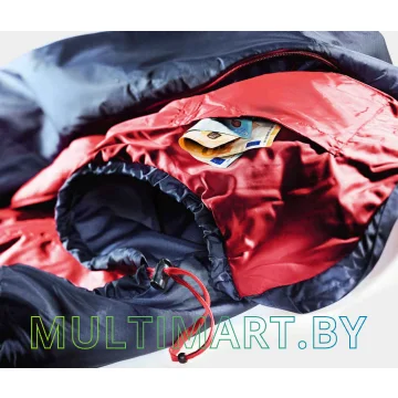 Спальный мешок Deuter Dreamlite L 2021 левый (navy/cranberry) картинка 3